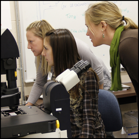 Students in lab